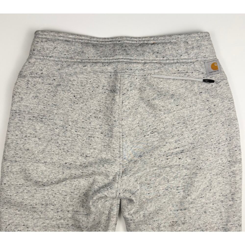 Carhartt Relaxed Fit Jogger Sweatpants Womens XS Gray Speckled Fleece - Picture 6 of 6
